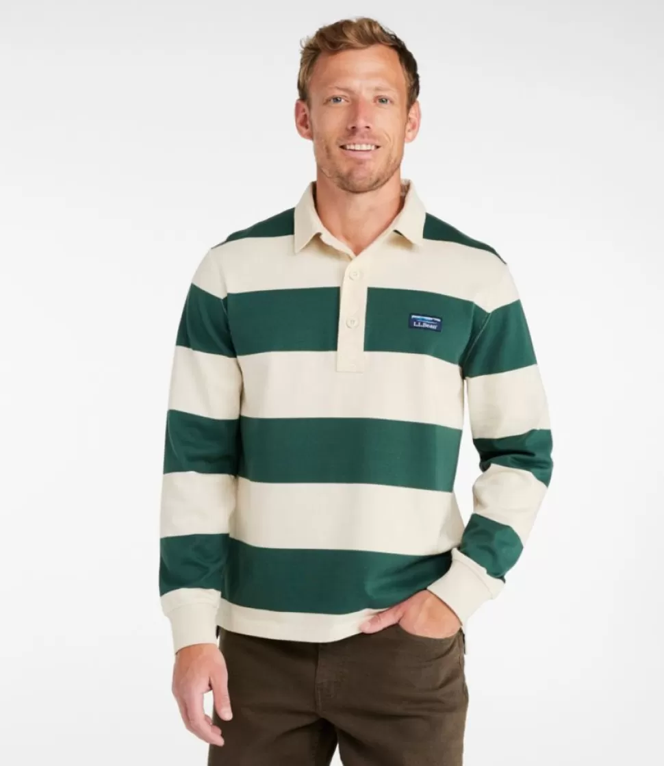 Best Sale "Men's Bean's Vintage Soft Rugby, Stripe" Shirts