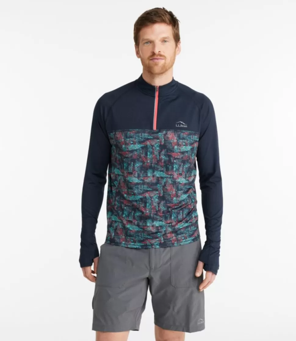 Sale "Men's Comfort Cycling Jersey, Long-Sleeve Print" Cycling
