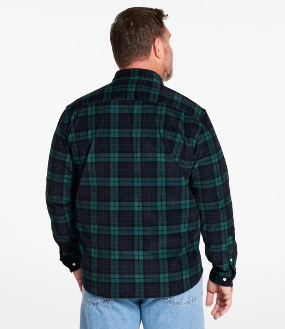 Shop "Men's Comfort Stretch Corduroy Shirt, Long-Sleeve, Traditional Untucked Fit, Print" Shirts