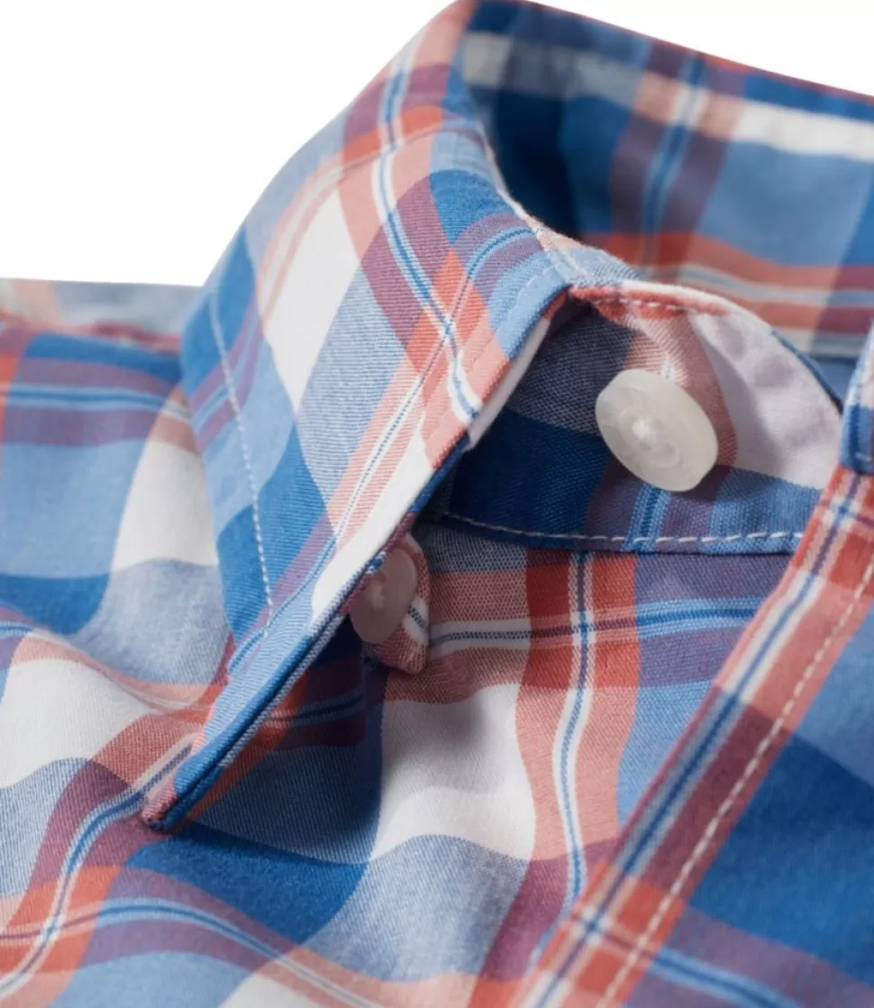 Sale "Men's Comfort Stretch Performance Shirt, Long-Sleeve, Slightly Fitted Untucked Fit, Plaid" Shirts