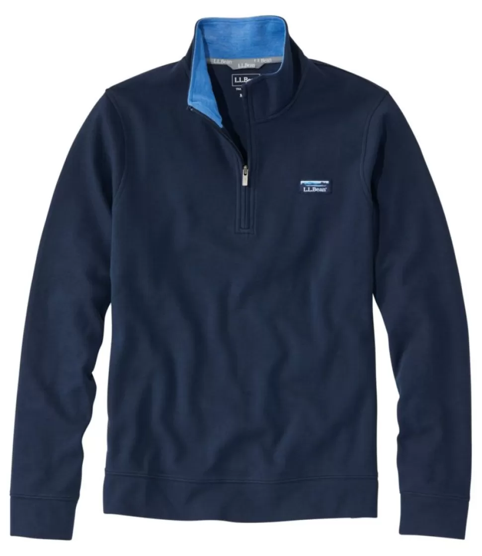 Best Sale "Men's Comfort Stretch Piqué Quarter Zip Pullover, Long-Sleeve" Sweatshirts