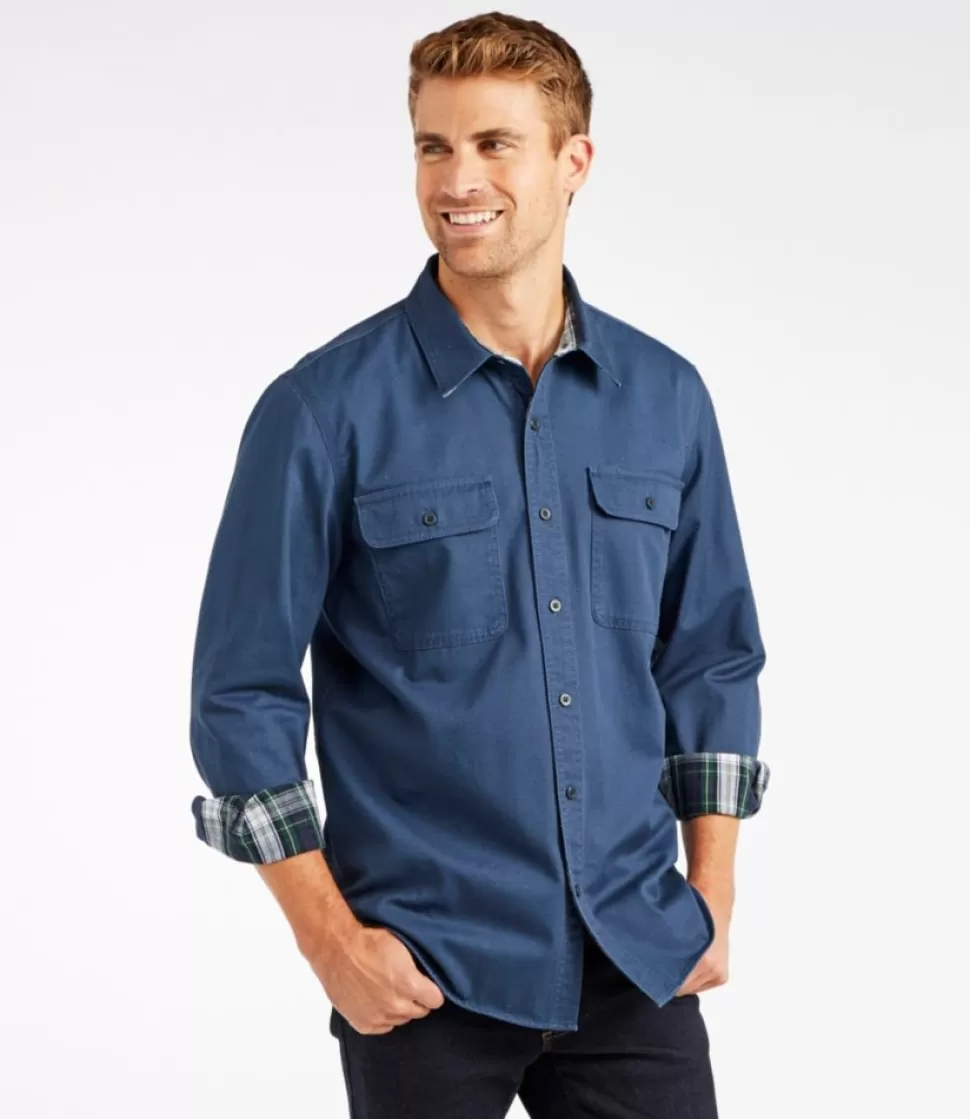 Online "Men's Flannel-Lined Hurricane Shirt" Shirts