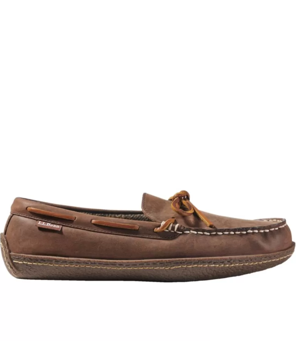 Clearance "Men's Handsewn Slippers, Flannel-Lined" Slippers