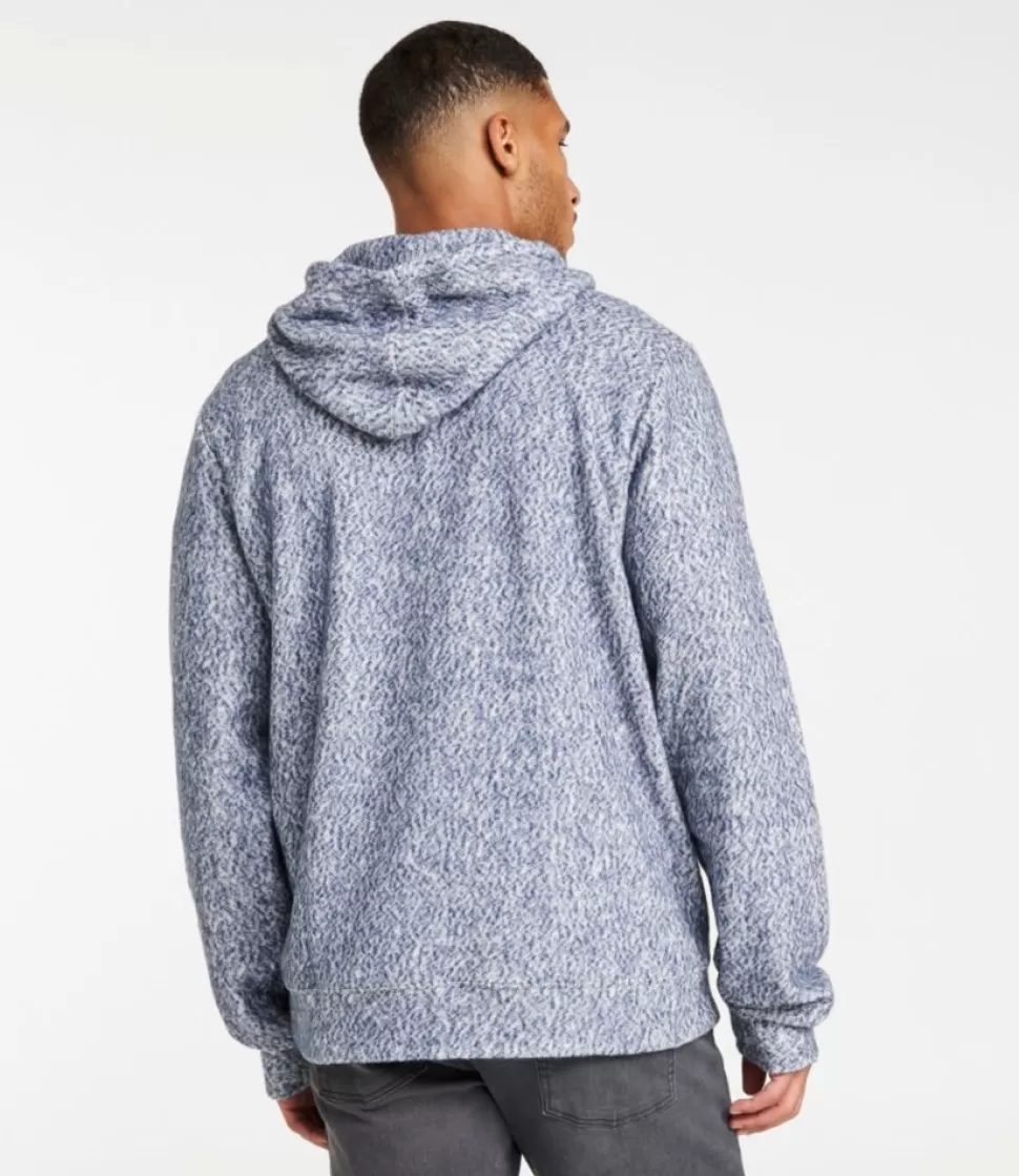 Fashion "Men's Heritage Marled Fleece Henley Hoodie" Sweatshirts