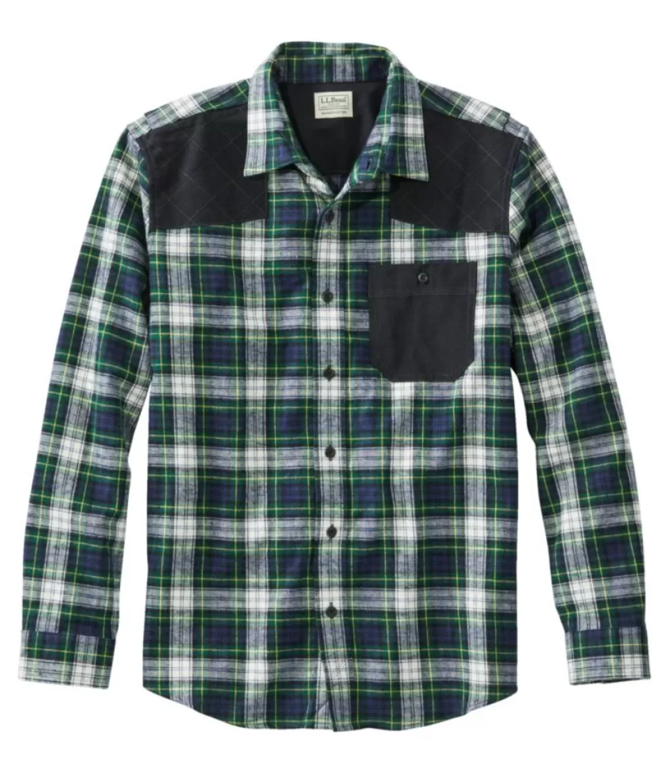 Flash Sale "Men's Heritage Scotch Plaid Flannel Shirt, Slightly Fitted Untucked Fit" Shirts