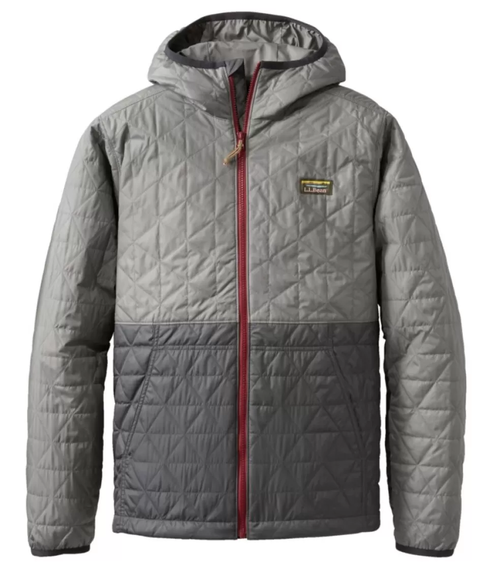 Clearance "Men's Katahdin Insulated Hoodie, Colorblock" Insulated Jackets