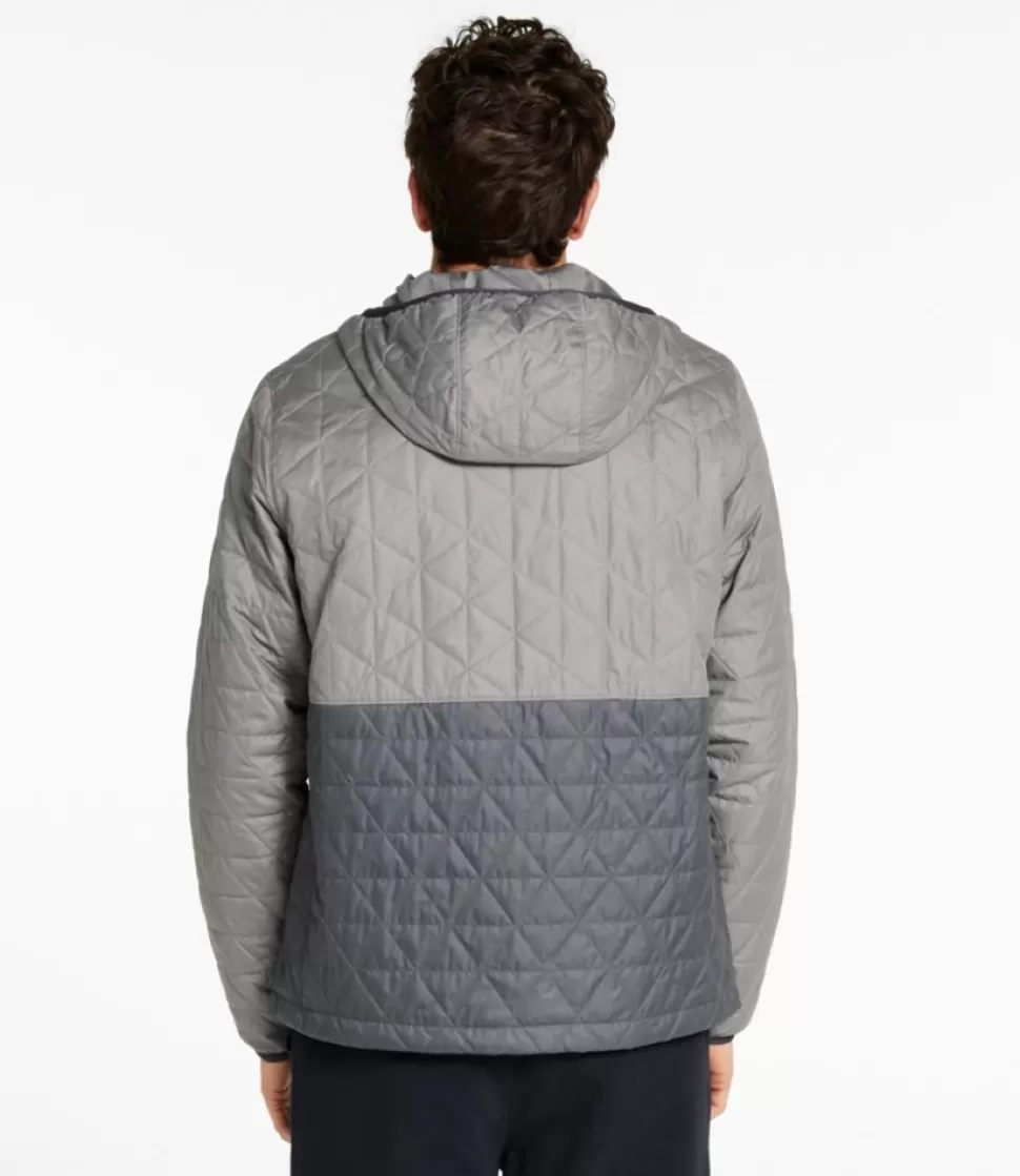 Clearance "Men's Katahdin Insulated Hoodie, Colorblock" Insulated Jackets