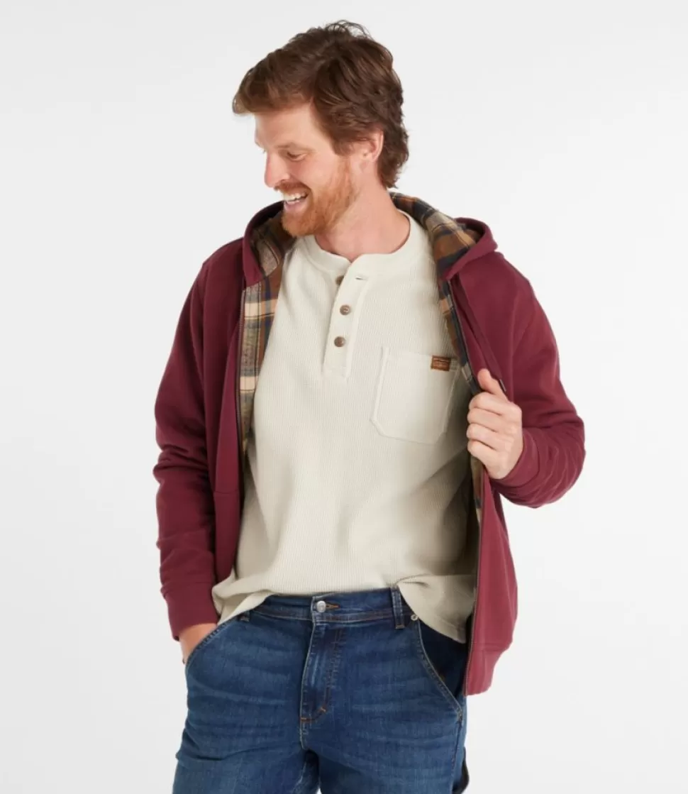 Fashion "Men's Katahdin Iron Works® Hooded Sweatshirt, Flannel-Lined" Sweatshirts