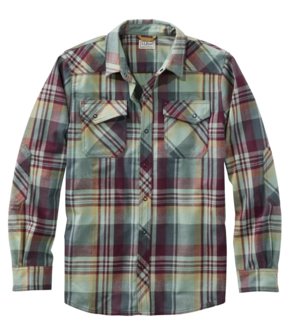Best Sale "Men's Katahdin Performance Flannel Shirt, Slightly Fitted" Shirts | Activewear