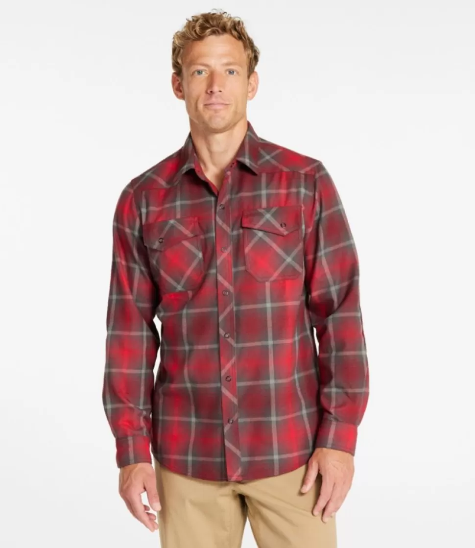 Best Sale "Men's Katahdin Performance Flannel Shirt, Slightly Fitted" Shirts | Activewear