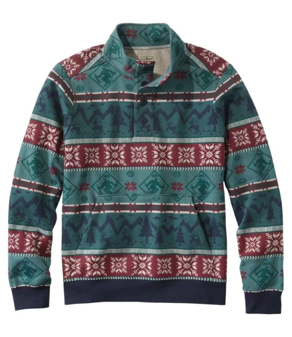 Hot "Men's 1912 Sweatshirt, Button-Mock, Print" Sweatshirts