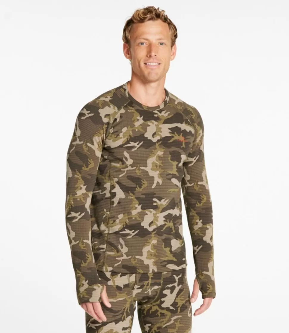 Hot "Men's Heavyweight Base Layer Crew Top, Print" Base Layers