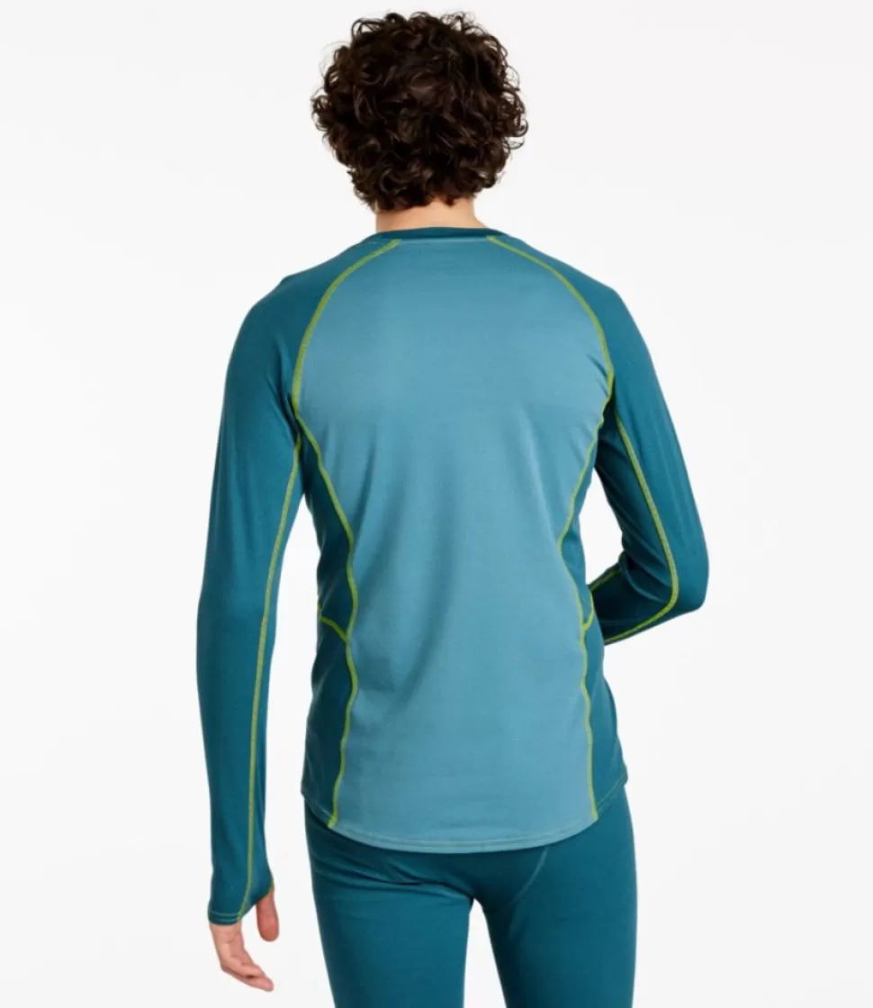 New "Men's Midweight Base Layer Crew, Long-Sleeve Color Block" Base Layers | Accessories