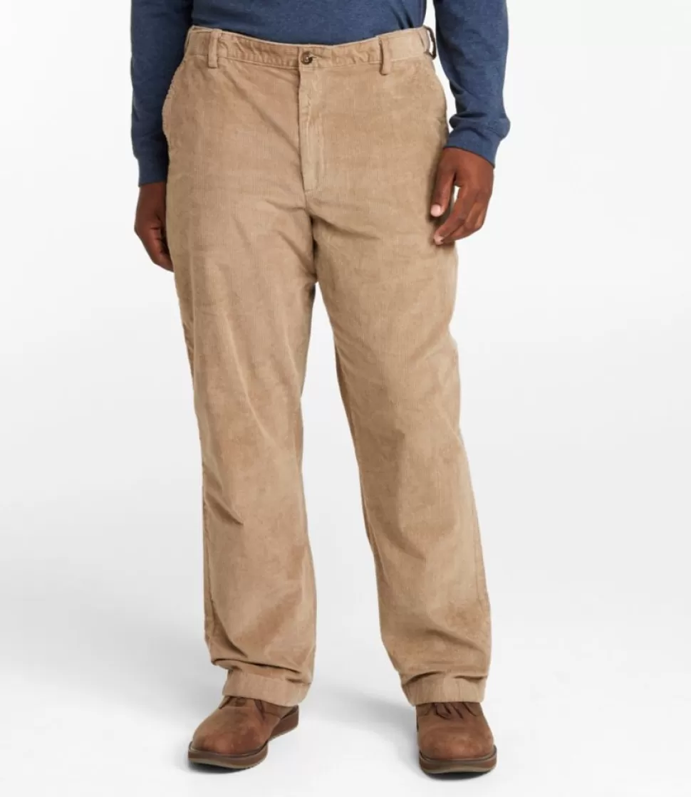 New "Men's Stretch Country Corduroy Pants, Natural Fit, Plain Front, Hidden Comfort" Pants