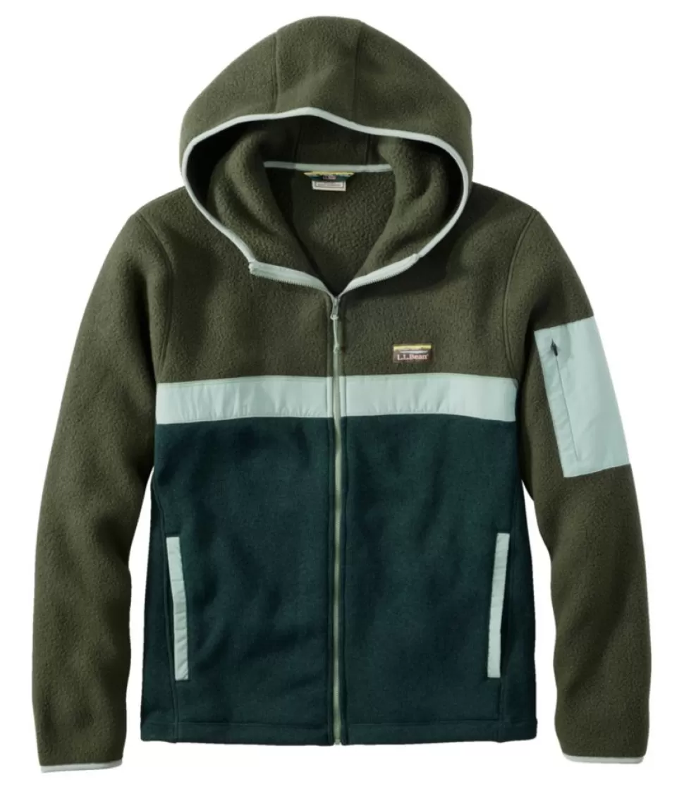 Clearance "Men's Sweater Fleece Sherpa Hybrid, Full-Zip Hoodie" Sweatshirts | Fleece