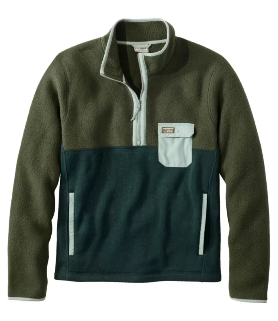 Sale "Men's Sweater Fleece Sherpa Hybrid Pullover" Sweatshirts | Fleece