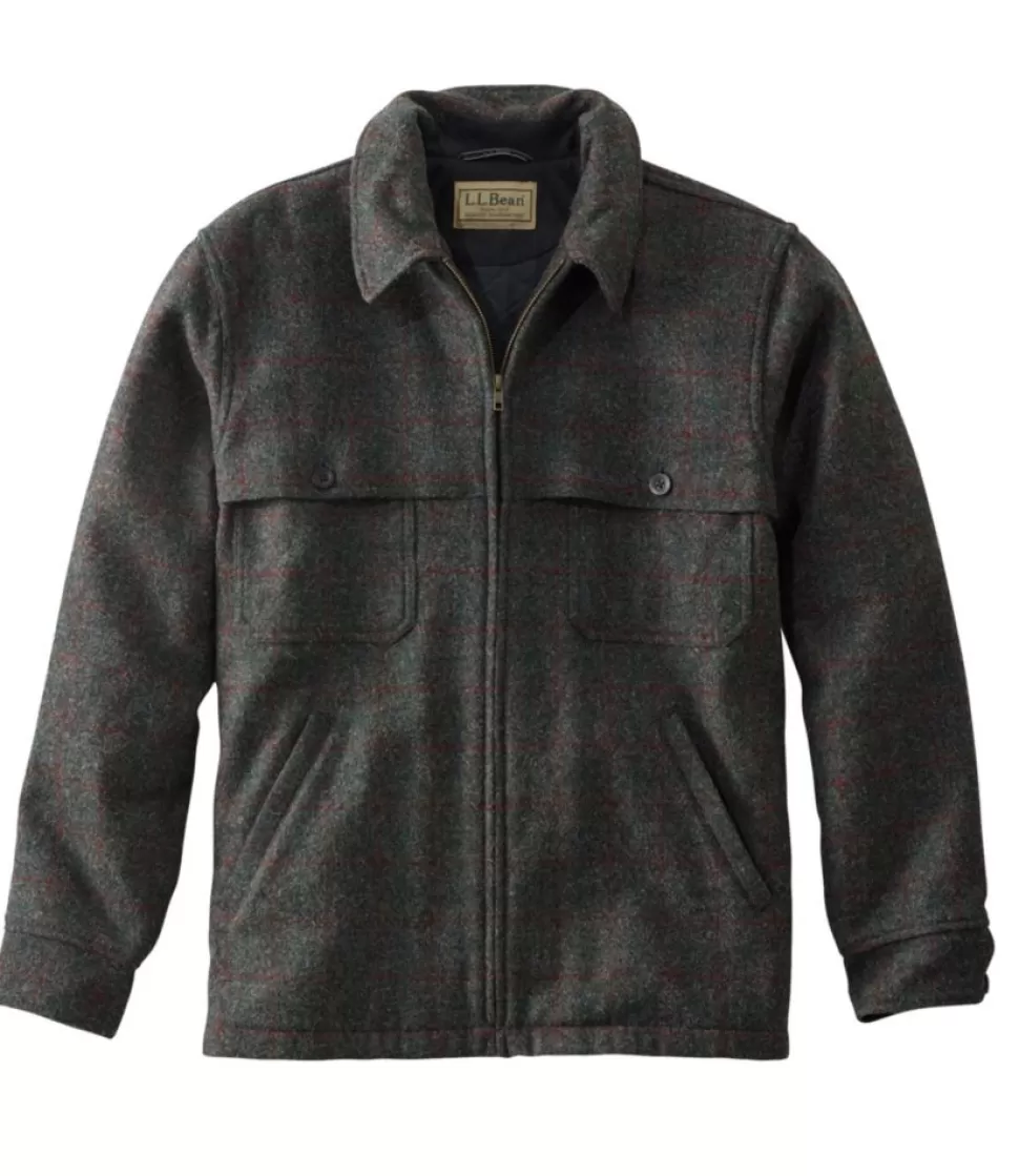 Best Sale "Men's Maine Guide Zip-Front Jac-Shirt with PrimaLoft, Plaid" Insulated Jackets | Casual Jackets