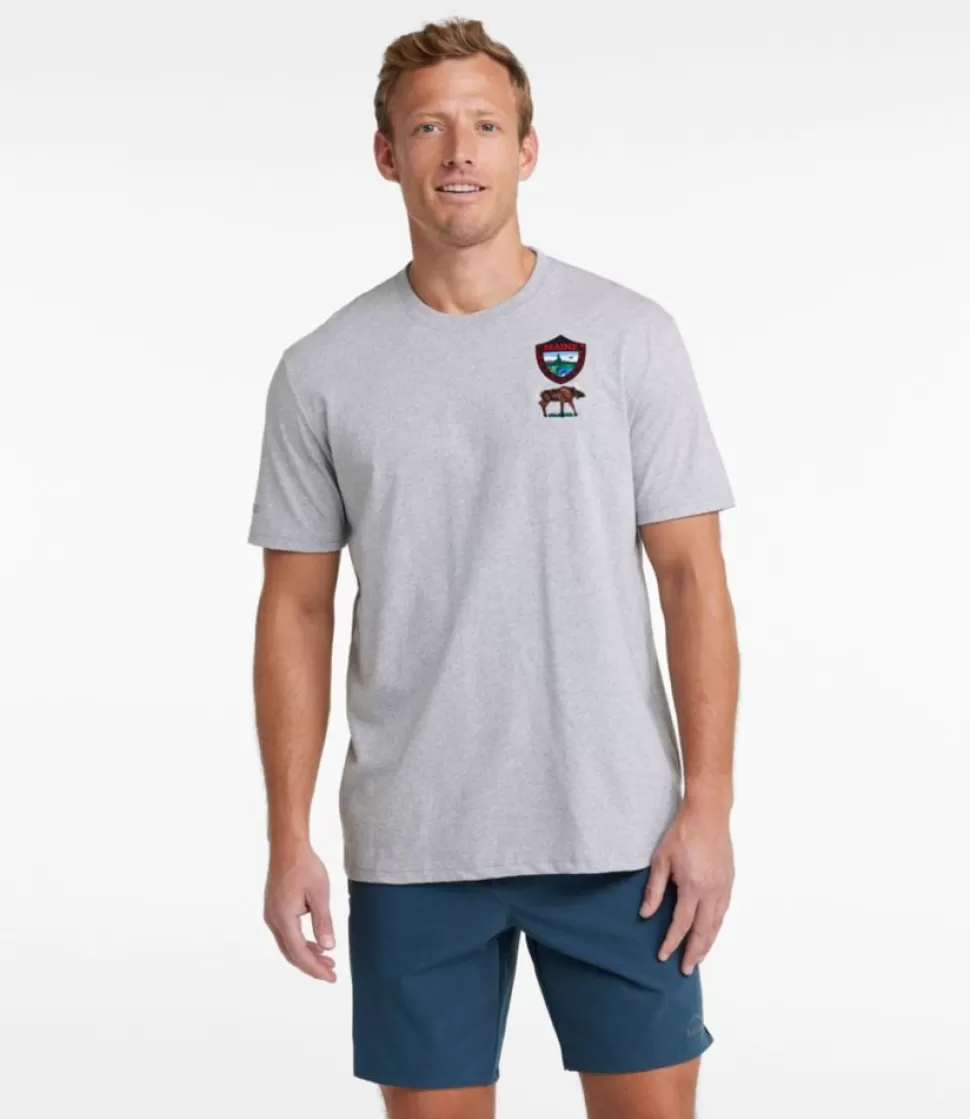 Fashion "Men's Maine Inland Fisheries and Wildlife Tee, Moose" Shirts | Hunting