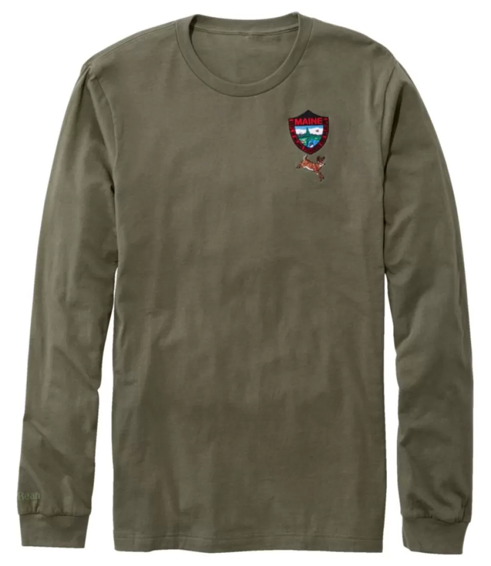 Clearance "Men's MIF&W Tee, Long-Sleeve White-Tailed Deer" Shirts | Hunting