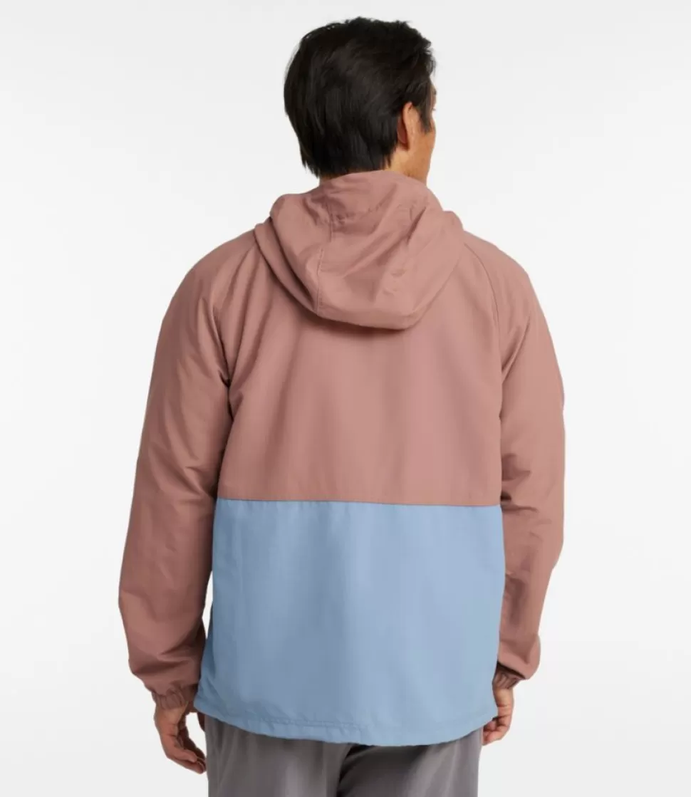 Fashion "Men's Mountain Classic Anorak, Colorblock" Windbreakers