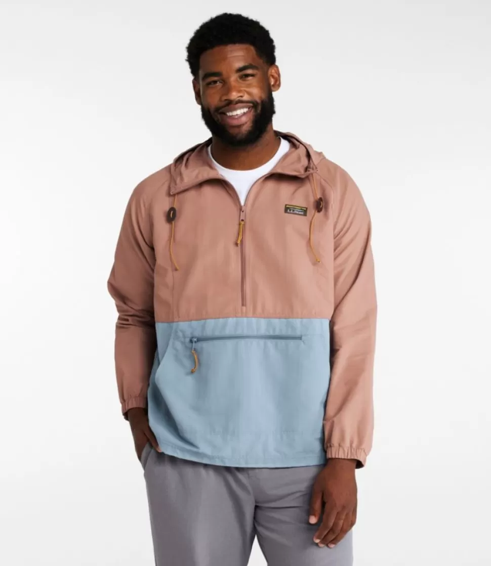 Fashion "Men's Mountain Classic Anorak, Colorblock" Windbreakers