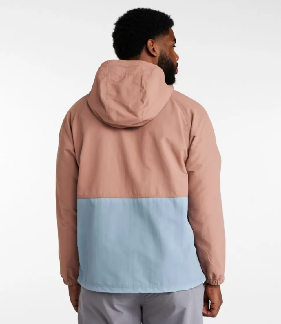 Fashion "Men's Mountain Classic Anorak, Colorblock" Windbreakers