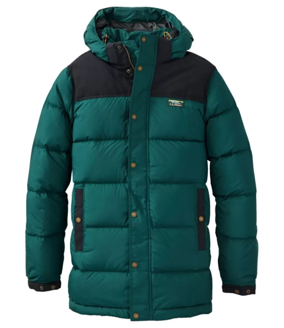 Discount "Men's Mountain Classic Down Parka, Colorblock" Insulated Jackets