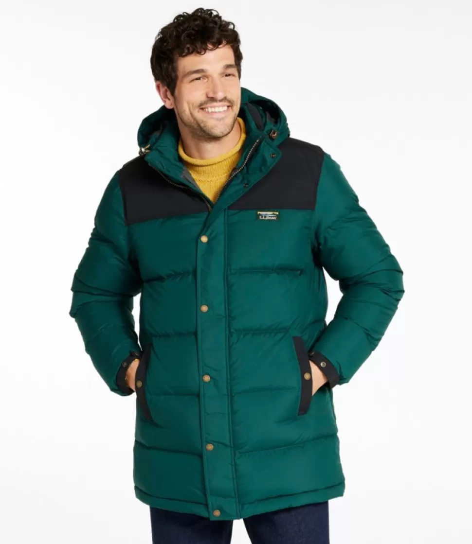 Discount "Men's Mountain Classic Down Parka, Colorblock" Insulated Jackets