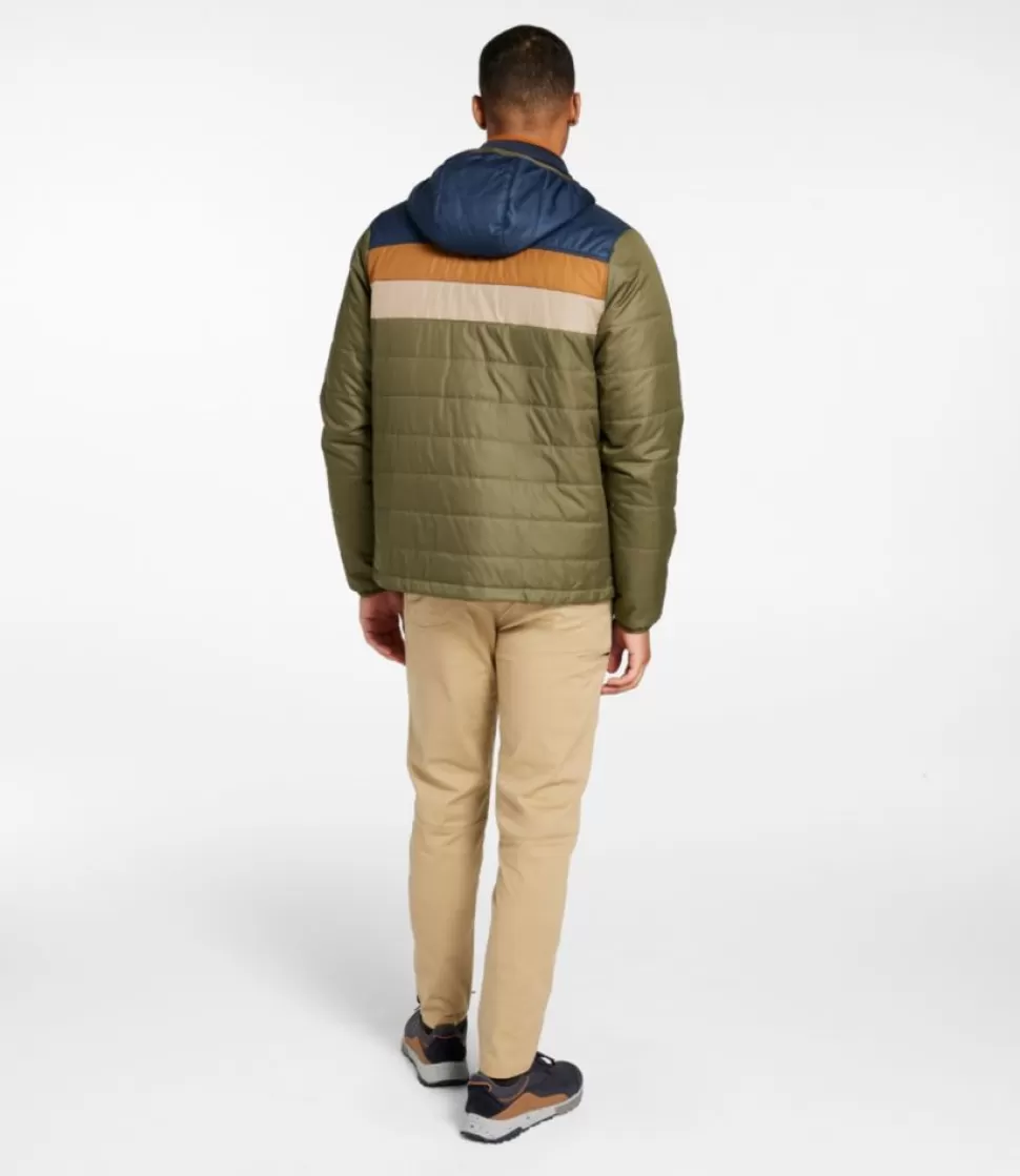 Best Sale "Men's Mountain Classic Puffer Hooded Jacket, Colorblock" Insulated Jackets