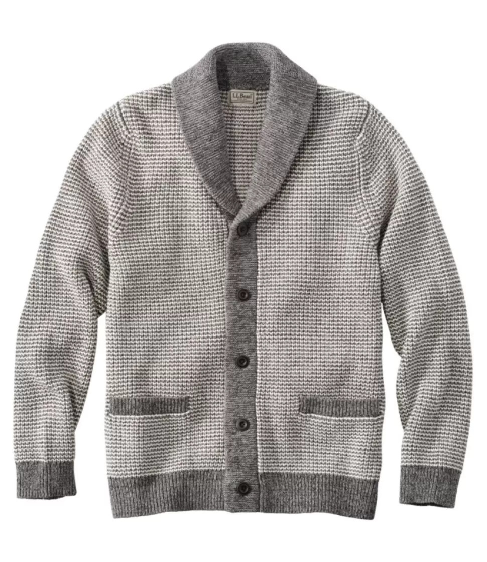 Sale "Men's Organic Cotton Sweater, Cardigan, Stripe" Sweaters