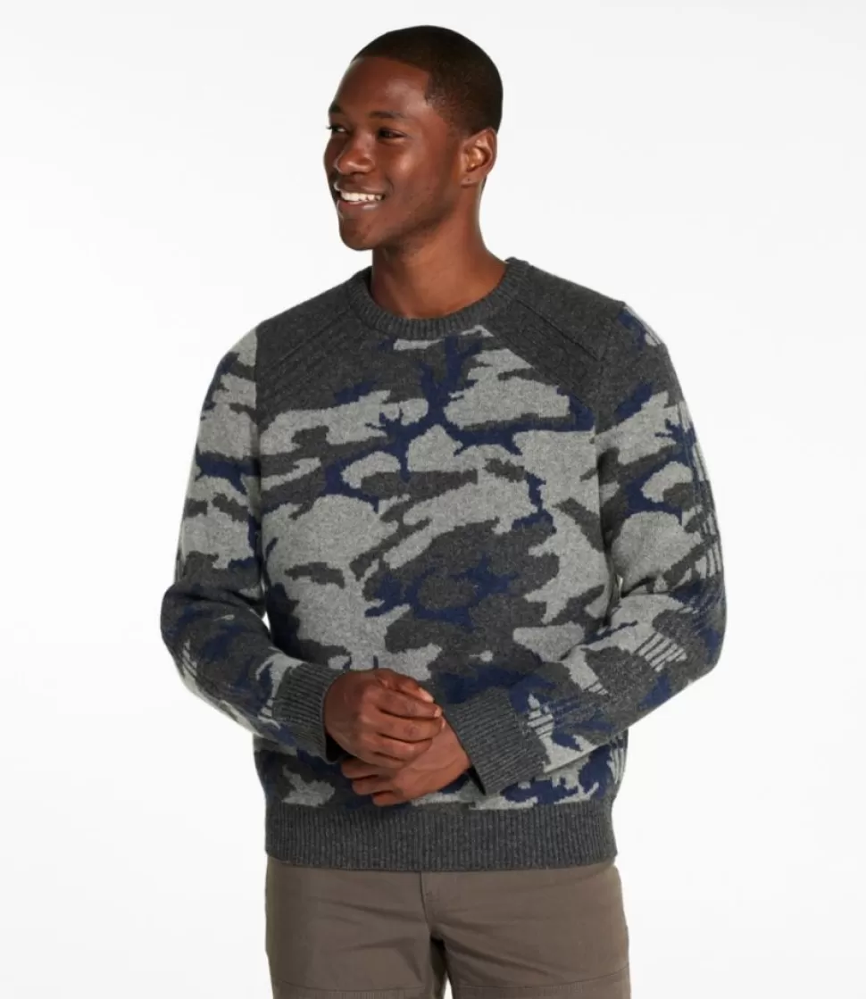 Outlet "Men's Rangeley Merino Sweater, Crewneck, Pattern" Sweaters