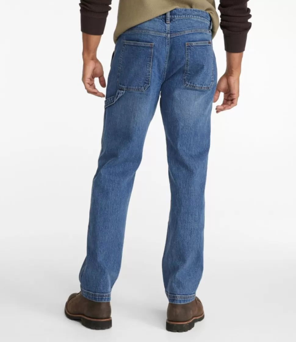 Best Sale "Men's Signature Heritage Utility Denim, Classic Fit, Straight Leg" Jeans