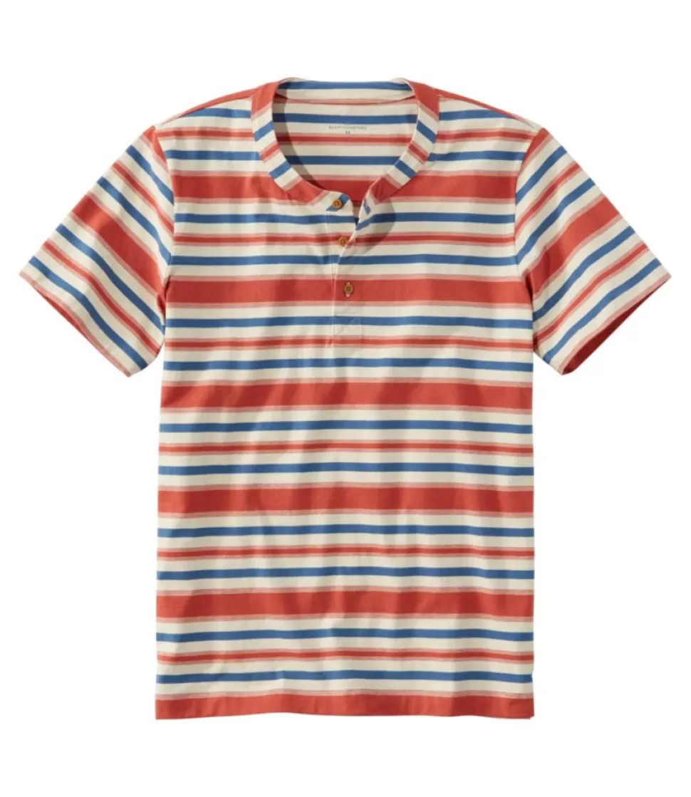 Cheap "Men's Signature Rangeley Cotton Henley, Short-Sleeve" Shirts