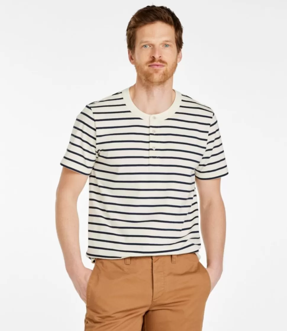 Cheap "Men's Signature Rangeley Cotton Henley, Short-Sleeve" Shirts