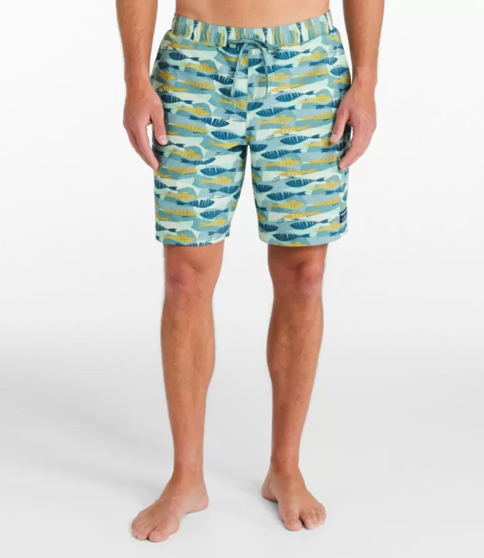Store "Men's Vacationland Stretch Swim Trunks, Print, 8"" Swimwear | Activewear