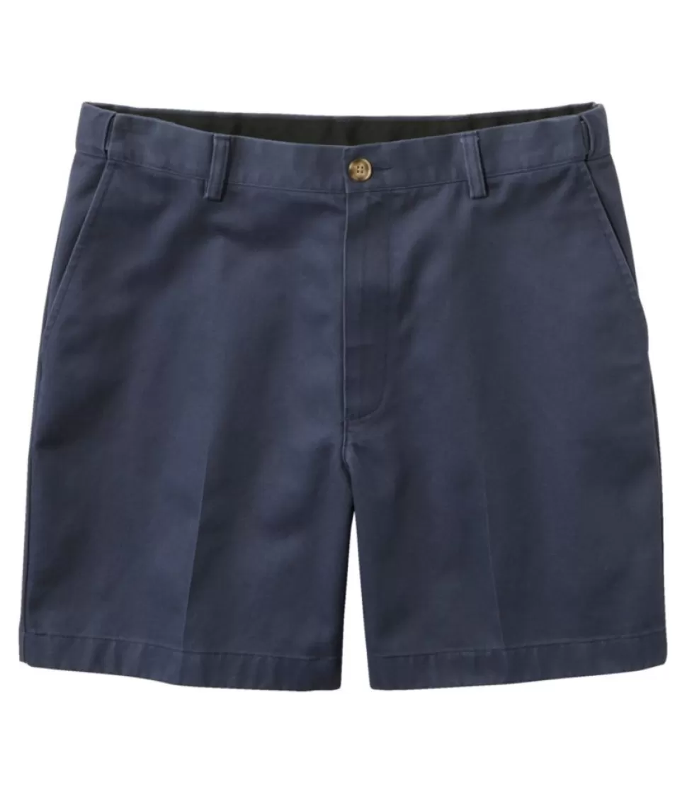 Outlet "Men's Wrinkle-Free Double L® Chino Shorts, Natural Fit, Hidden Comfort Waist, 6"" Shorts