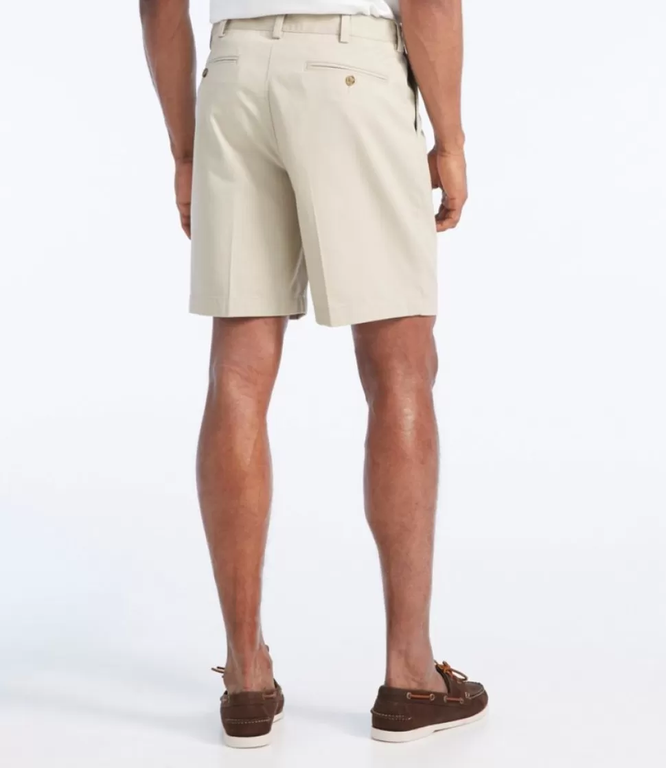 Discount "Men's Wrinkle-Free Double L® Chino Shorts, Natural Fit, Hidden Comfort Waist, 8"" Shorts