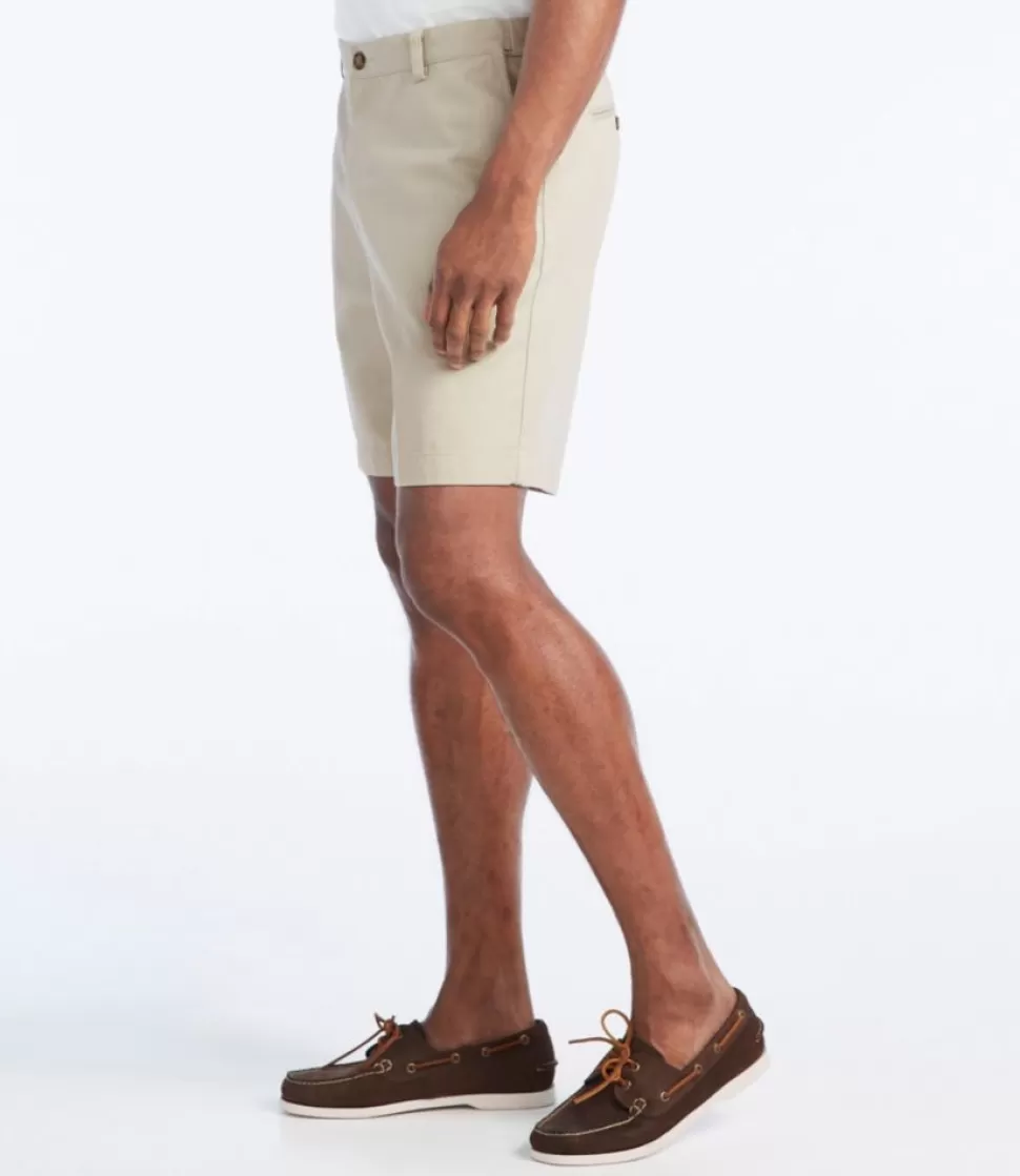 Discount "Men's Wrinkle-Free Double L® Chino Shorts, Natural Fit, Hidden Comfort Waist, 8"" Shorts