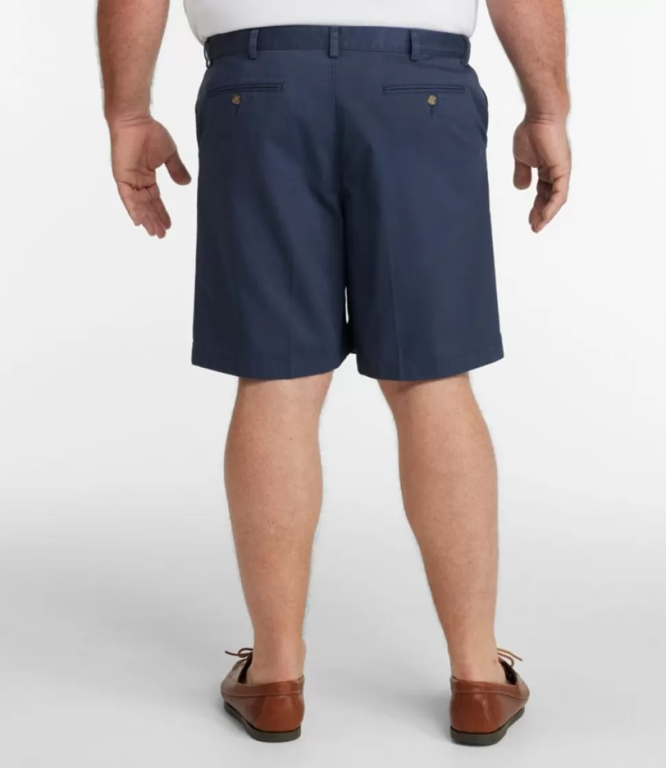 Discount "Men's Wrinkle-Free Double L® Chino Shorts, Natural Fit, Hidden Comfort Waist, 8"" Shorts
