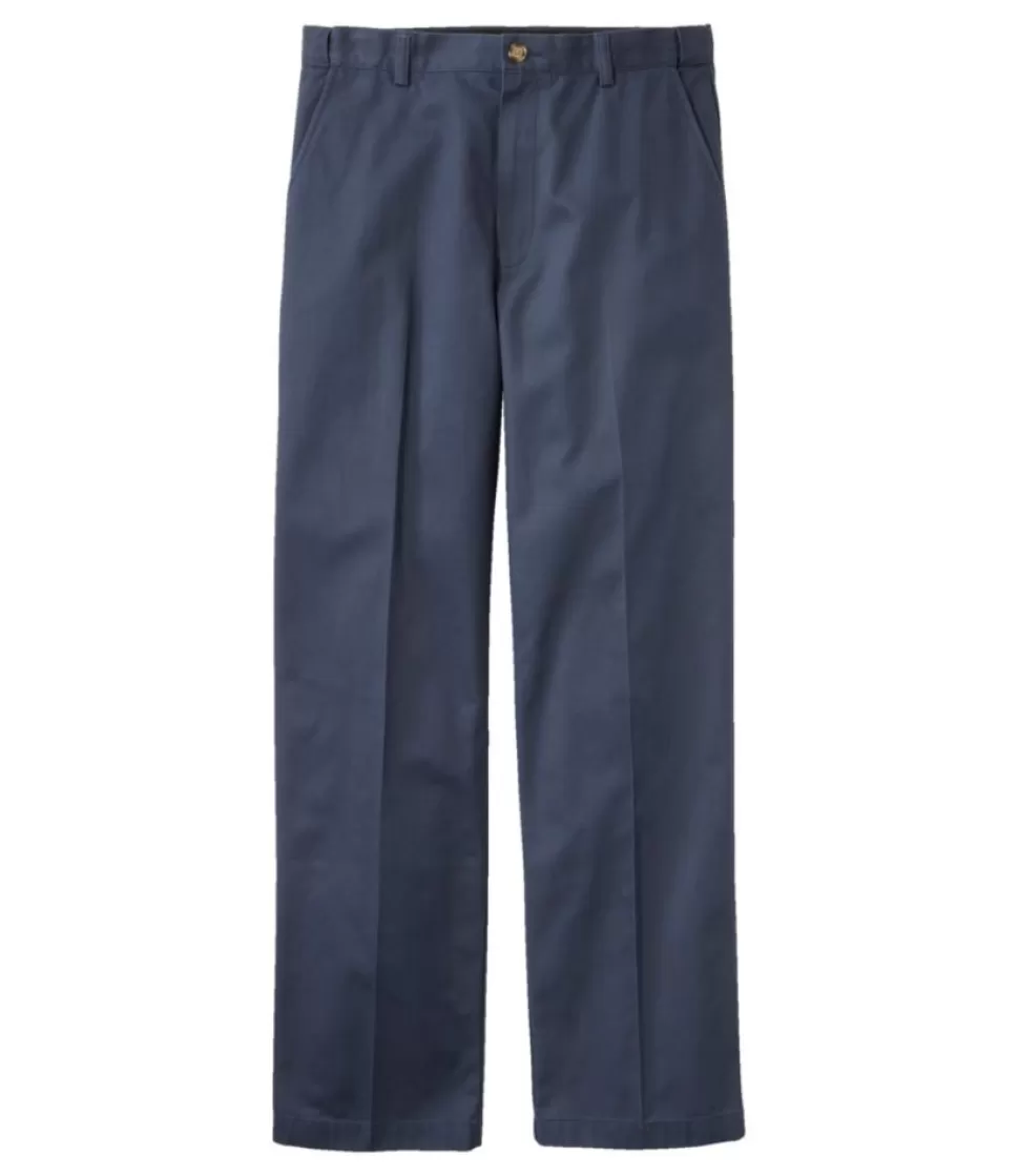 Discount "Men's Wrinkle-Free Double L® Chinos, Natural Fit, Hidden Comfort, Plain Front" Pants