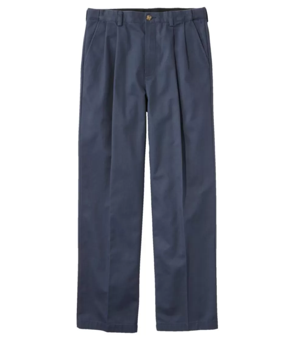 Outlet "Men's Wrinkle-Free Double L® Chinos, Natural Fit, Hidden Comfort, Pleated" Pants