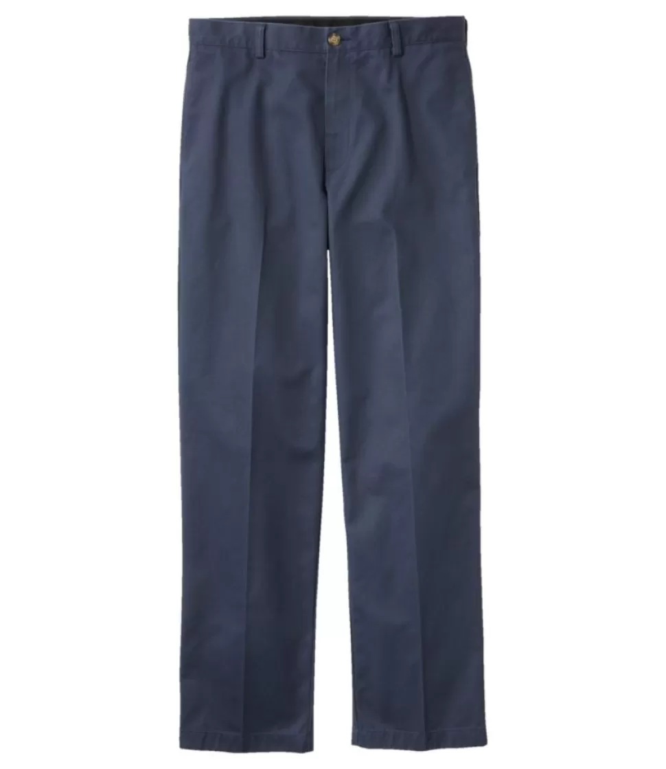 New "Men's Wrinkle-Free Double L® Chinos, Natural Fit, Plain Front" Pants