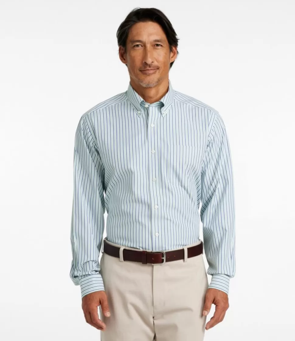 Sale "Men's Wrinkle-Free Pinpoint Oxford Cloth Shirt, Traditional Fit Stripe" Shirts
