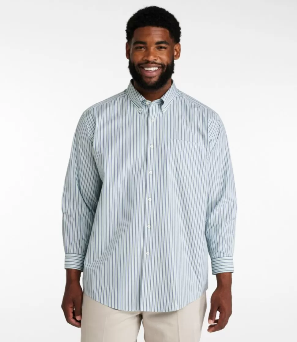 Sale "Men's Wrinkle-Free Pinpoint Oxford Cloth Shirt, Traditional Fit Stripe" Shirts