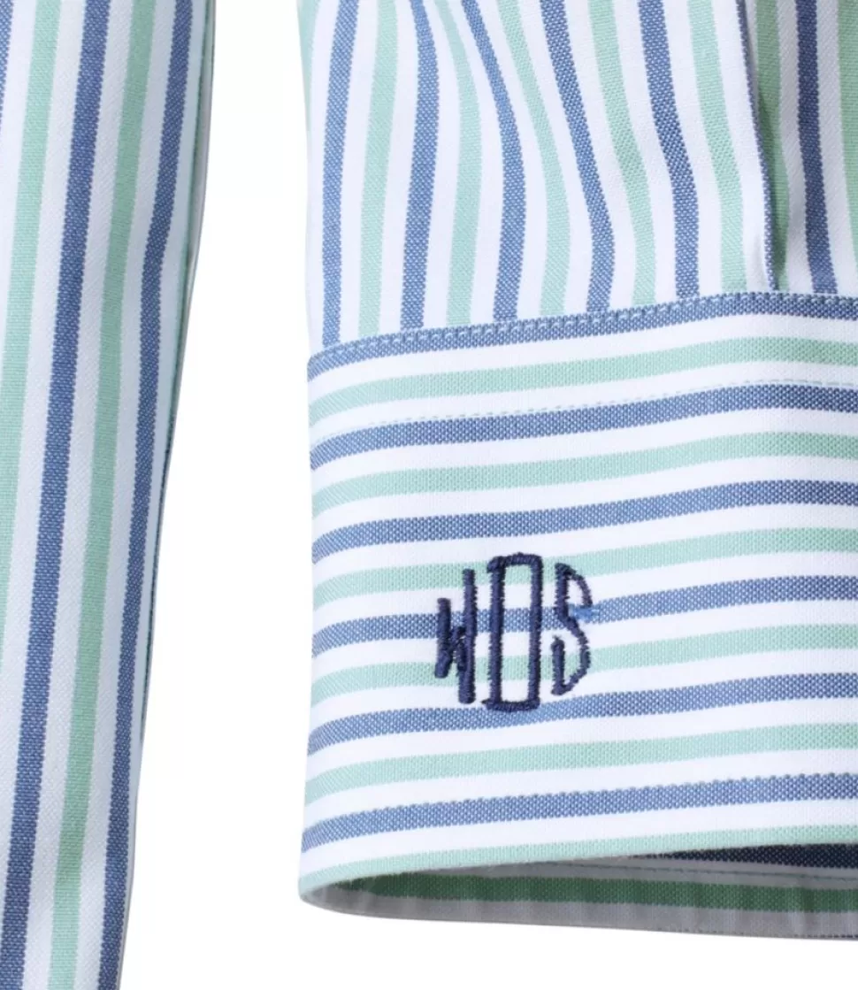 Sale "Men's Wrinkle-Free Pinpoint Oxford Cloth Shirt, Traditional Fit Stripe" Shirts