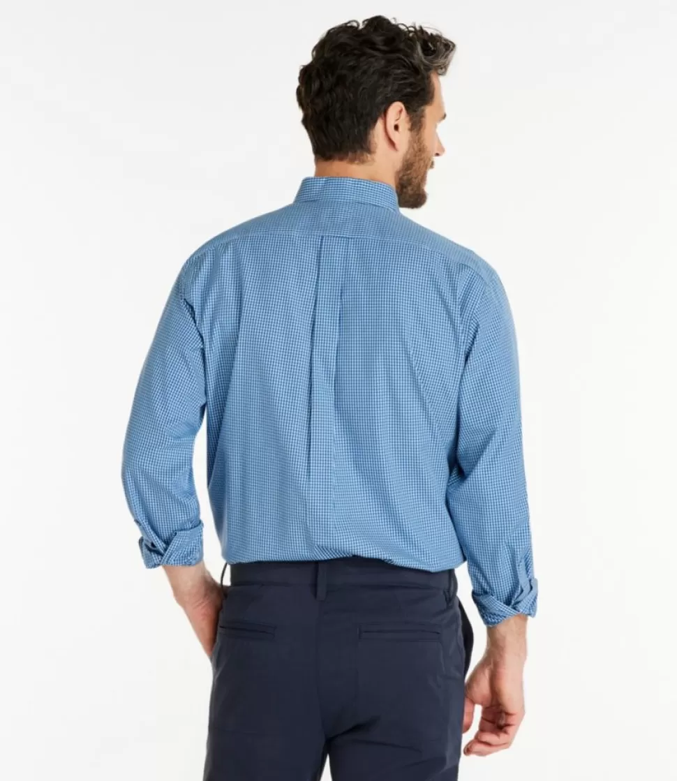 Best "Men's Wrinkle-Free Pinpoint Oxford Cloth Shirt, Traditional Fit Tattersall" Shirts