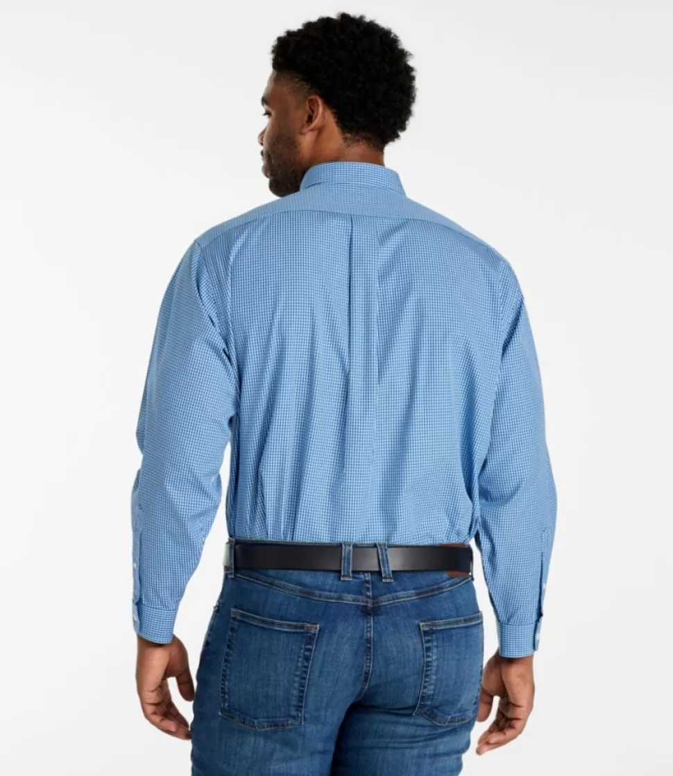 Best "Men's Wrinkle-Free Pinpoint Oxford Cloth Shirt, Traditional Fit Tattersall" Shirts
