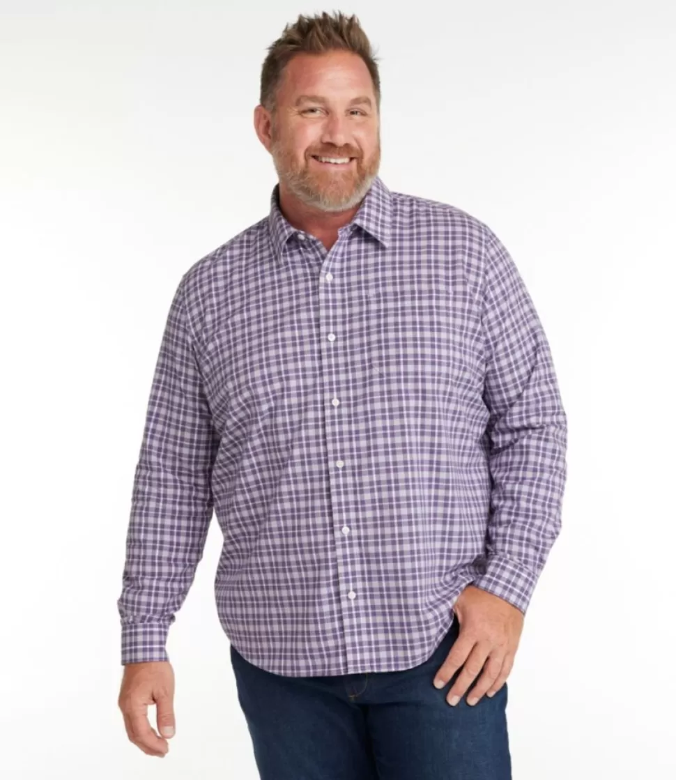 Best Sale "Men's Wrinkle-Free Ultrasoft Brushed Cotton Shirt, Long-Sleeve, Traditional Untucked Fit" Shirts