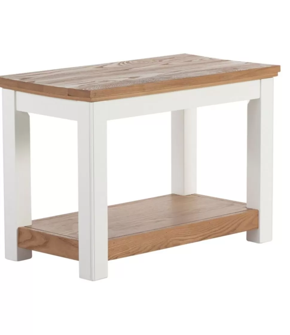 Hot "Painted Farmhouse Bench, Wood Top" Furniture