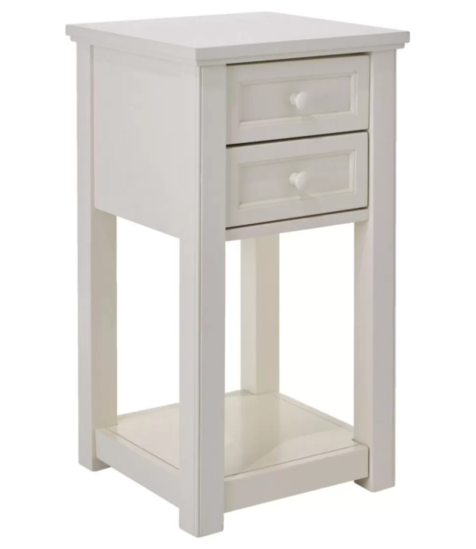 Fashion "Painted Farmhouse Two-Drawer Side Table" Furniture